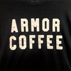 Armor Coffee Graphic T-shirt Size L